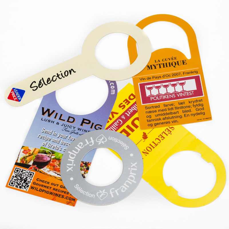 produits chromos tours de goulot cravates leaflet