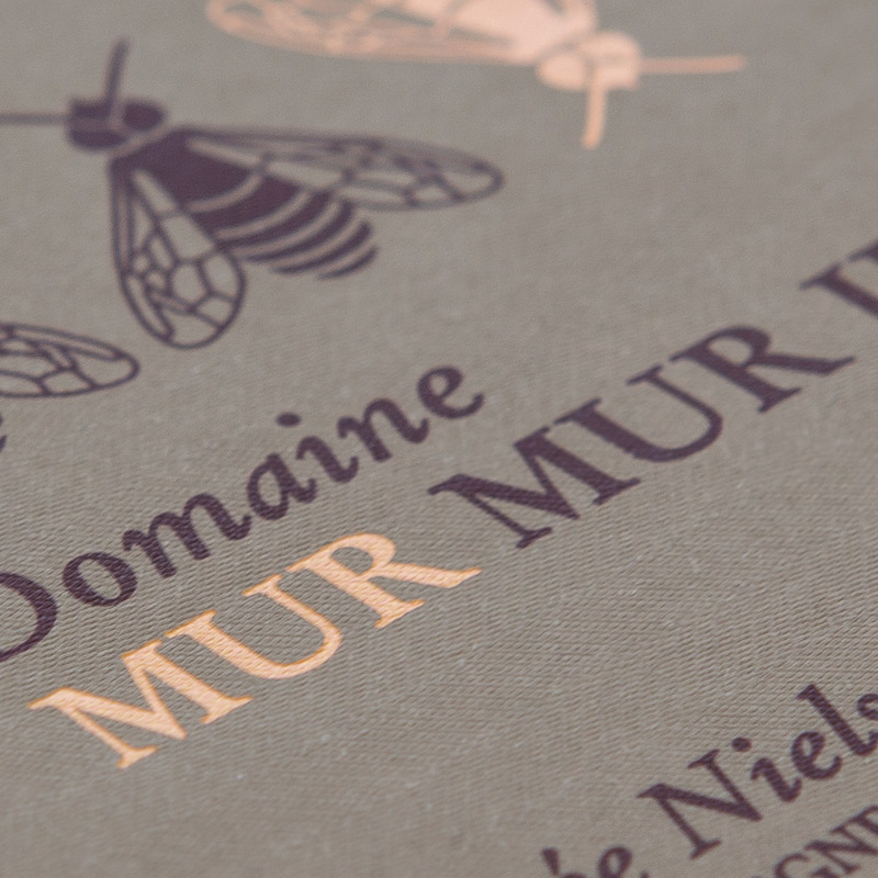 etiquette de vin dorure à chaud